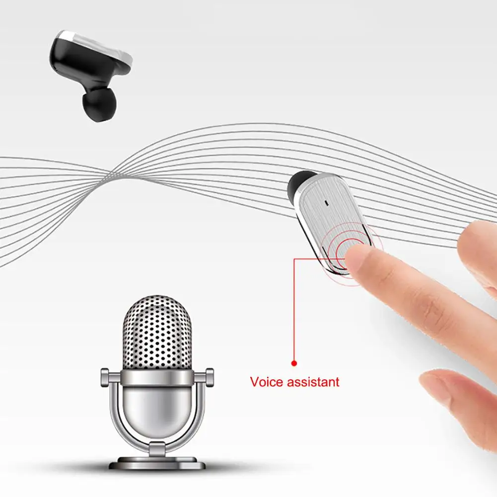 WO2 TWS Bluetooth 5.0 Earbud Wireless Headphone Sport Business Earphone With Mic For Smartphone | Электроника