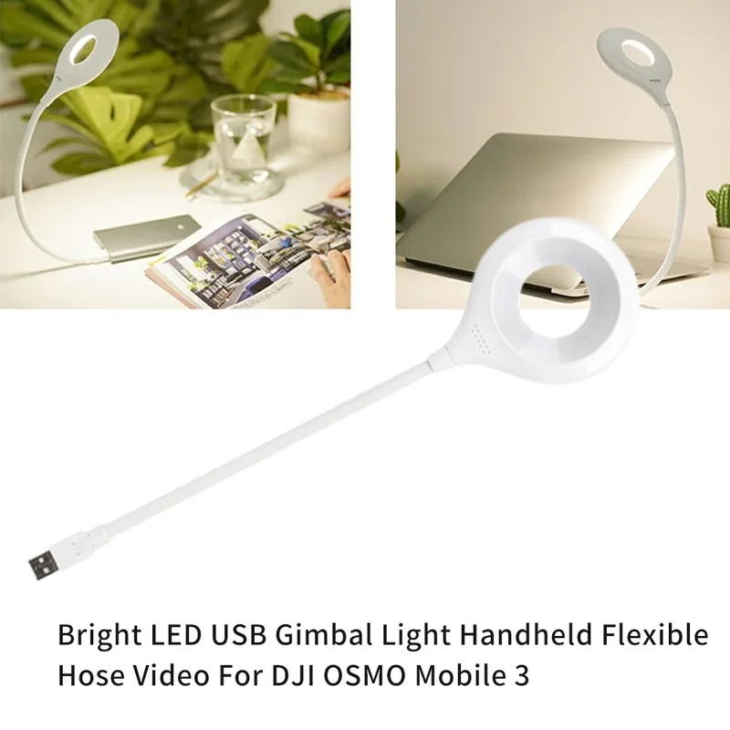 For DJI OM 4 Handheld Gimbal 360 Degree Rotation USB Light Photography Studio Fixed Bright Led Video for OSMO Mobile 3 | Электроника