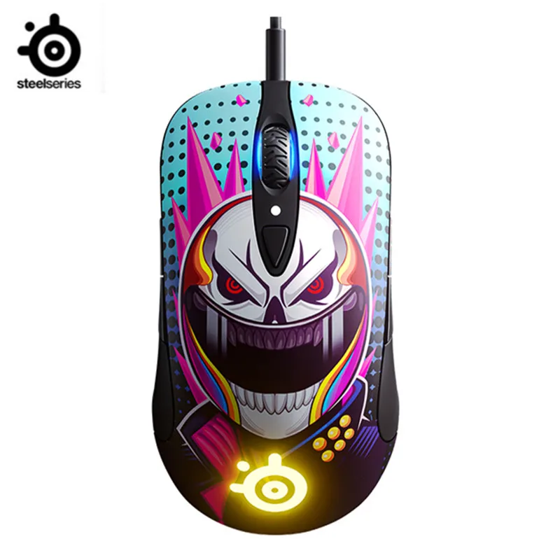 Steelseries Sensei Gaming Mouse 18000 Cpi Truemove Pro Sensor Óptico 8 Botões Interruptores Mecânicos Rgb Luz Ratos Dez