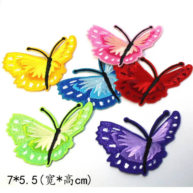 Наклейка на заднюю панель для сценического платья с цветом бабочки|Заплатки| |