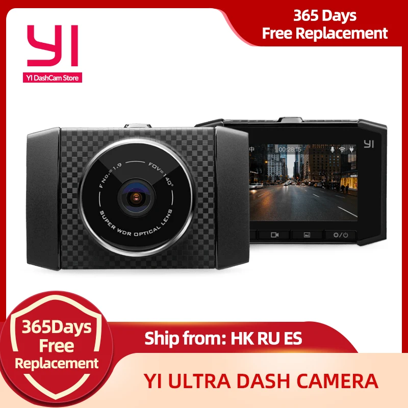 Автомобильный видеорегистратор YI Ultra Dash Camera Разрешение 2.7K Технология обработки
