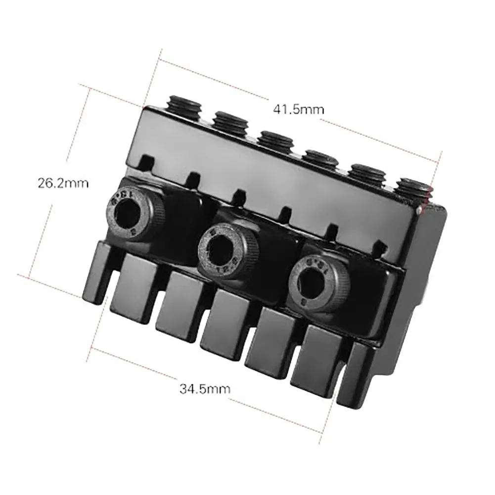 6-струнная безголовая электрическая гитарная струнная гайка с 2 винтами | Спорт и