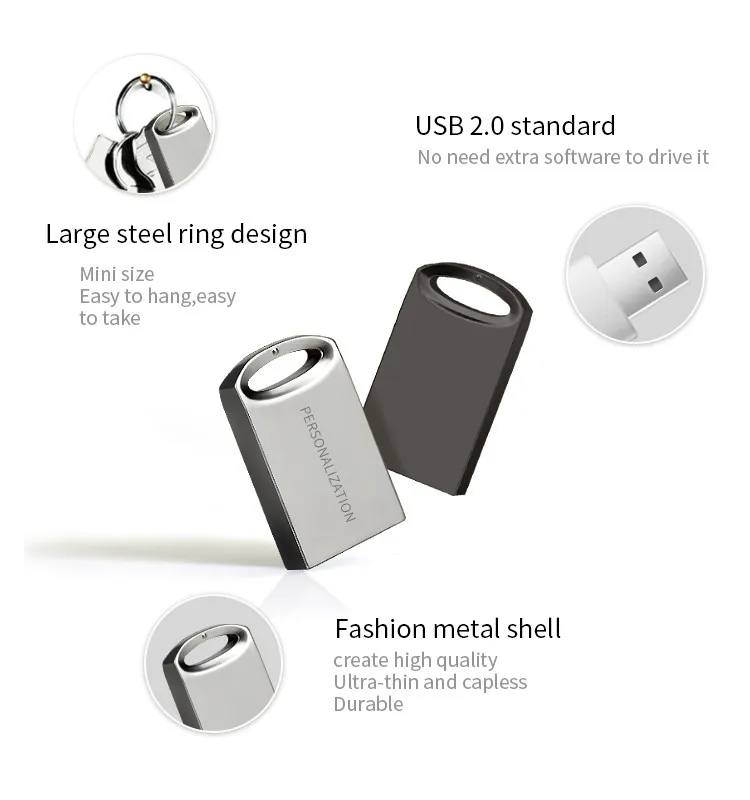 

Low price Wholesale USB Flash Drive 4gb 8gb 16gb 32gb 64gb 128gb OEM Logo metal usb 2.0 flash disk