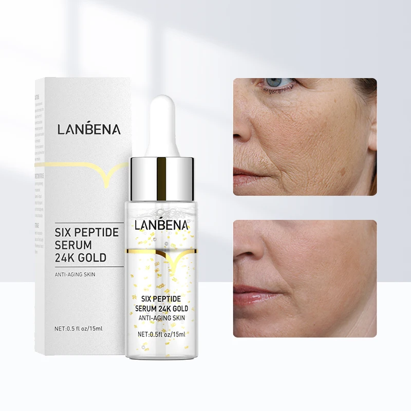 

LANBENA Hyaluronic Acid Face Serum Anti-Aging Shrink Pore Whitening Moisturizing Essence Anti Wrinkle Face Cream Dry Skin Care