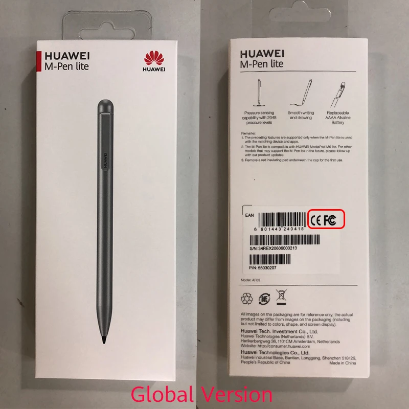 RUB 10000-1200 CODE:ALIPLUS1200 Глобальная версия Huawei Оригинал 100% стилус M-Pen Lite для MateBook 2019 Mediapad