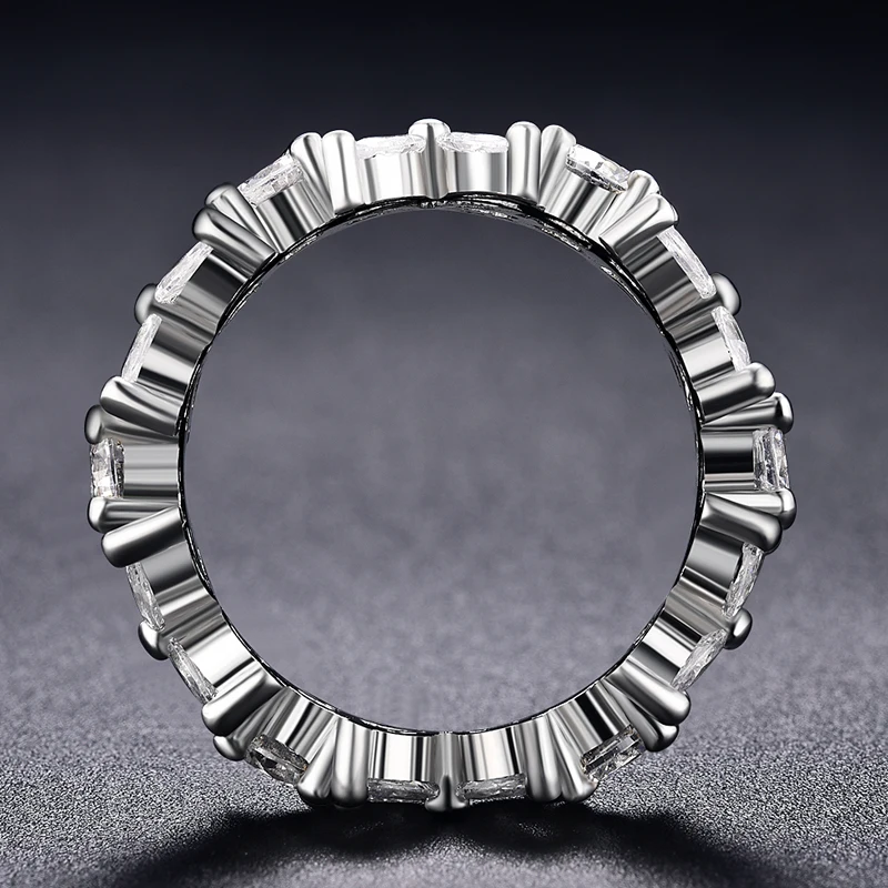 Женское кольцо MDEAN белое золото ювелирное изделие из фианита AAA аксессуары для Size5