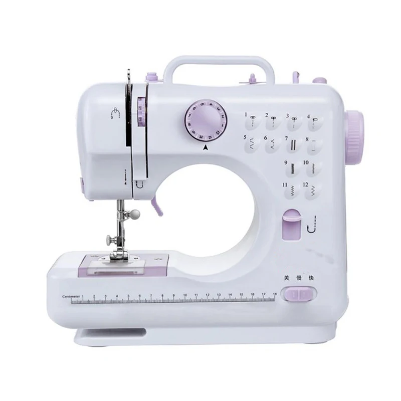 

Home Mini Easy Handle Double Speed Sewing Machine for child