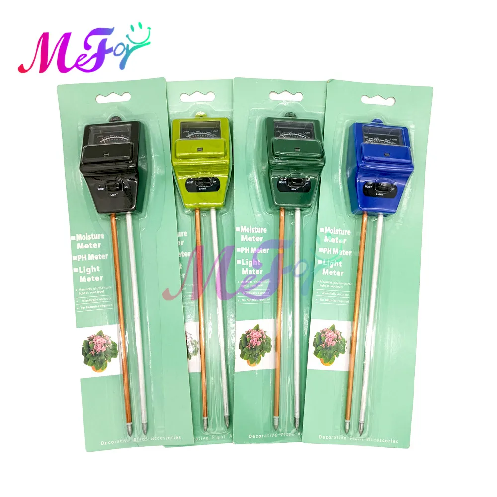 Измеритель Ph почвы 3 в 1 анализатор PH влажности температуры интенсивности