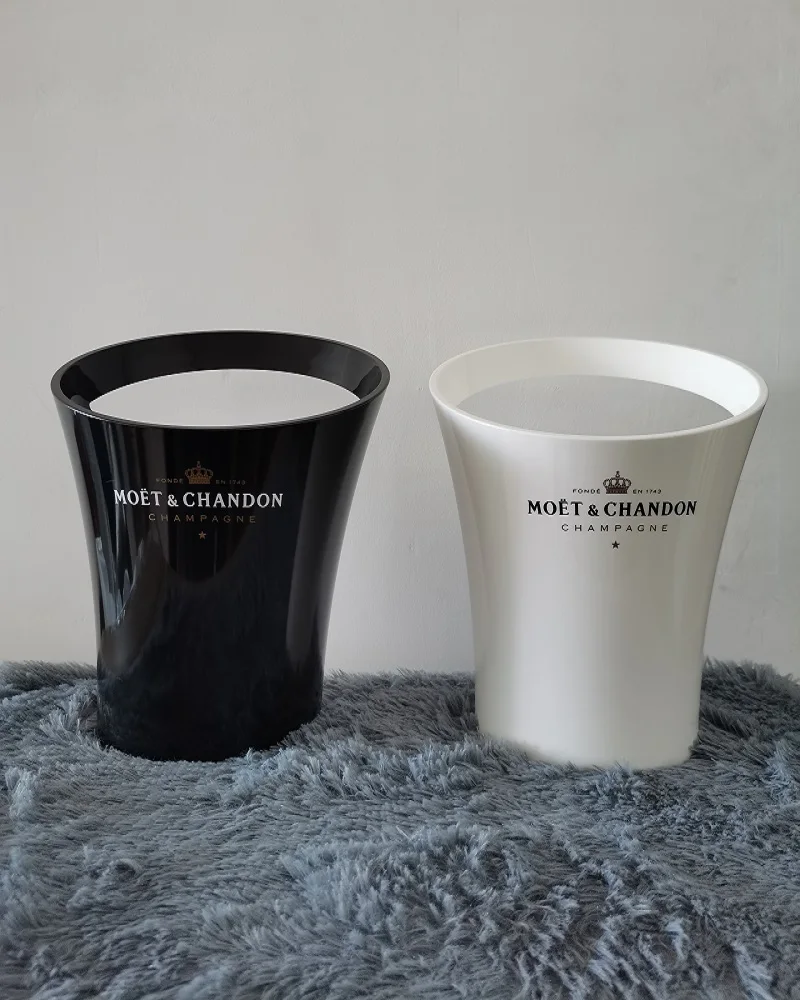 

Glass champagne cocktail plasticwine cabinet electroplating plastic wine glass white acrylic champagne bucket 2cups1 ice bucket