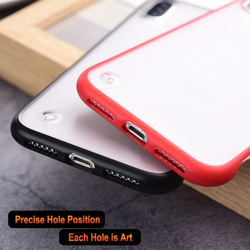 Роскошный прозрачный Гибридный Бампер Жесткий Чехол для Apple iPhone X XR XS Max 10 8 7 6s 6 Plus