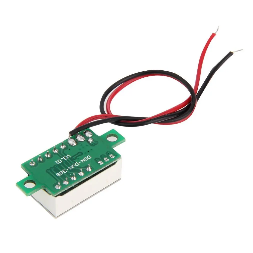 1 pc DC 4.7~32V No power supply needed Mini Red LED Panel Voltage Meter 3-Digital Adjustment Voltmeter 200ms/time | Дом и сад