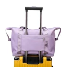 Складной большой Органайзер, женские сумки для спортзала, сумка на плечо, дорожная сумка для хранения с ручкой, спортивная сумка для йоги, органайзер для женской одежды