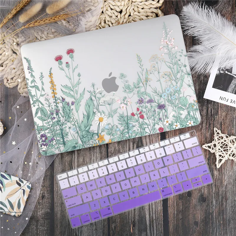 Чехол для ноутбука MacBook Air 13 11 Pro 13 15 retina A1502 Touch Bar mac book 12 13 1" A1708 A2159 A1989 жесткий чехол - Цвет: J265