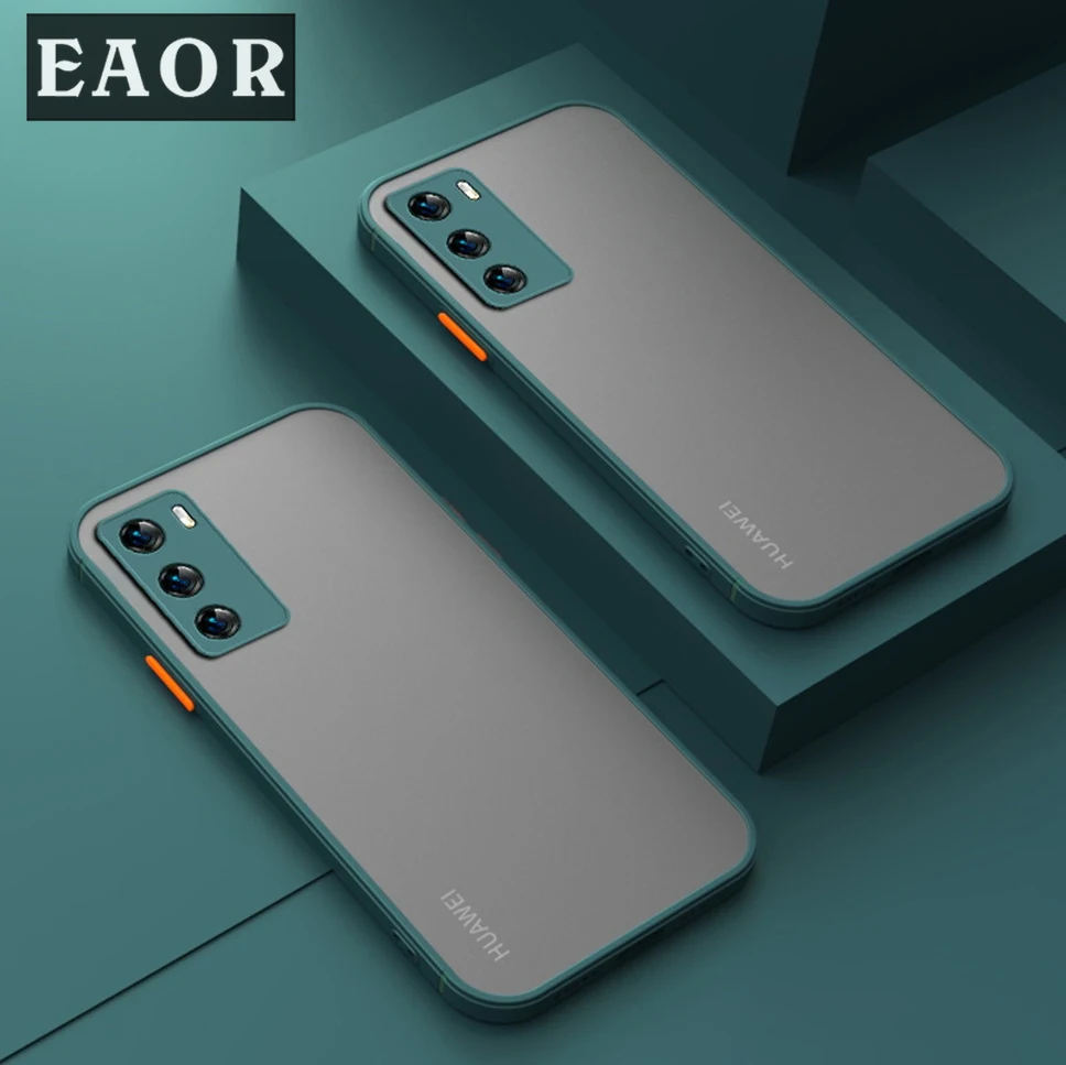 

EAOR Shockproof Armor Matte Phone Case for Samsung A32 A52 A72 A70 Note 20 Ultra S10 S20 S21 Plus Ultra Protective Shell Cover