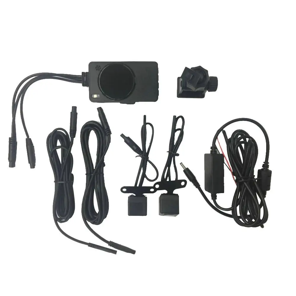 3 дюймовый видеорегистратор 720P HD для мотоцикла вождения Водонепроницаемая