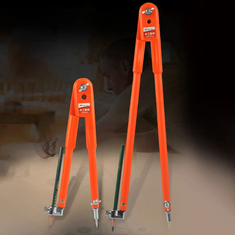 

Adjustable Carpenter Compasses Precision Pencil For Woodworking Marking Tool