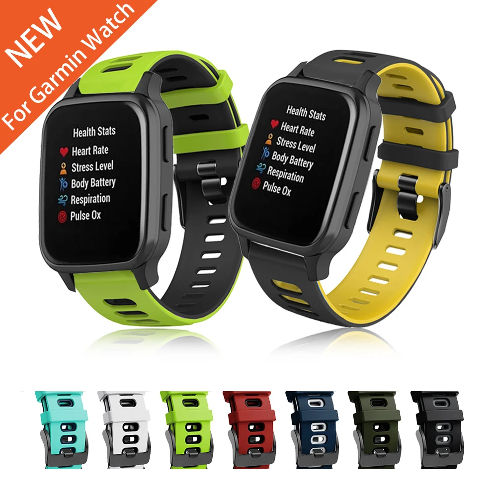 

for Garmin Venu Sq Strap Watchband Forerunner 645 Bracelet Correa For Garmin Vivoactive 3 & Move 3 Sports Silicone Band