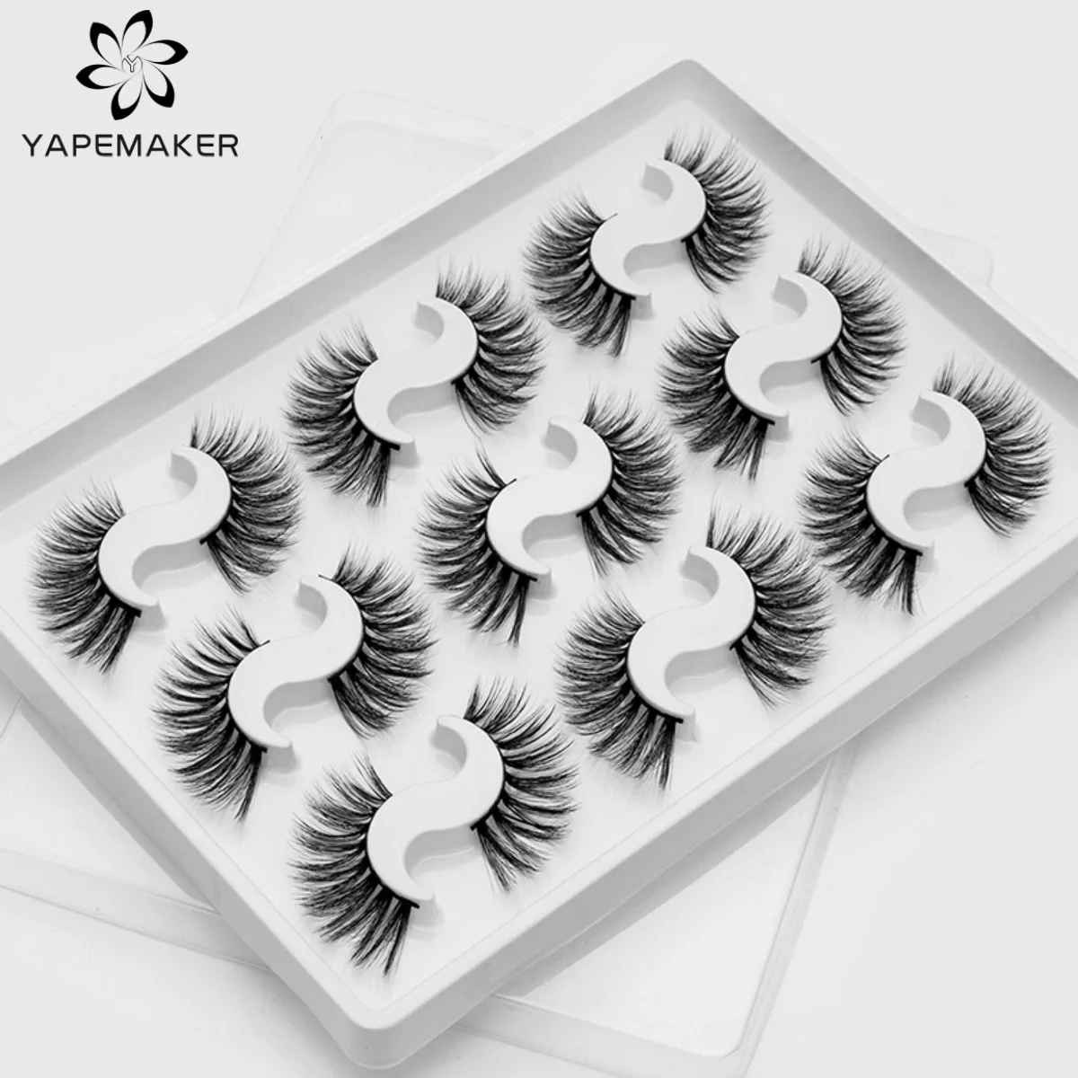 YAPEMAKER 4/9 пар норковые ресницы 3D накладные толстые перекрестными Макияж для