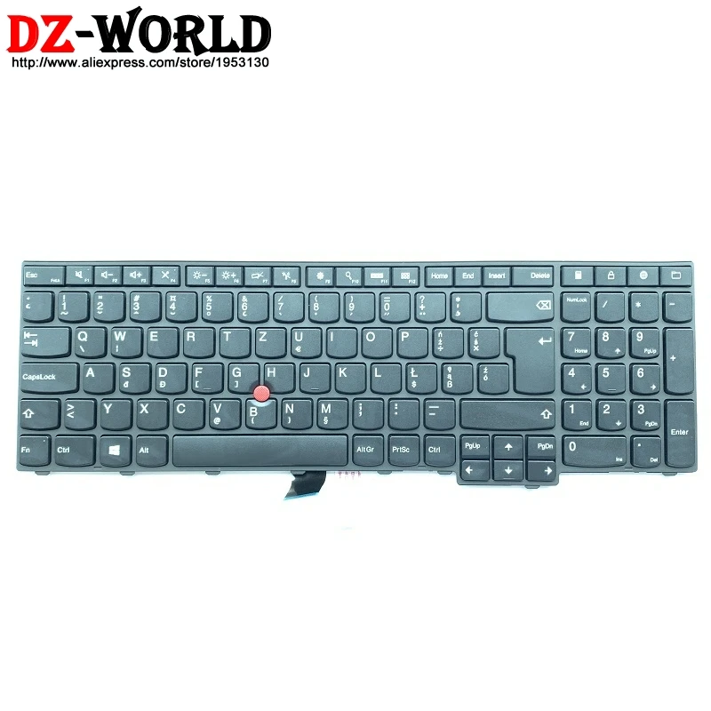 Новая польская клавиатура PL для Lenovo Thinkpad P50S T560 W540 T540P W541 T550 W550S L540 L560 Teclado 04Y2369