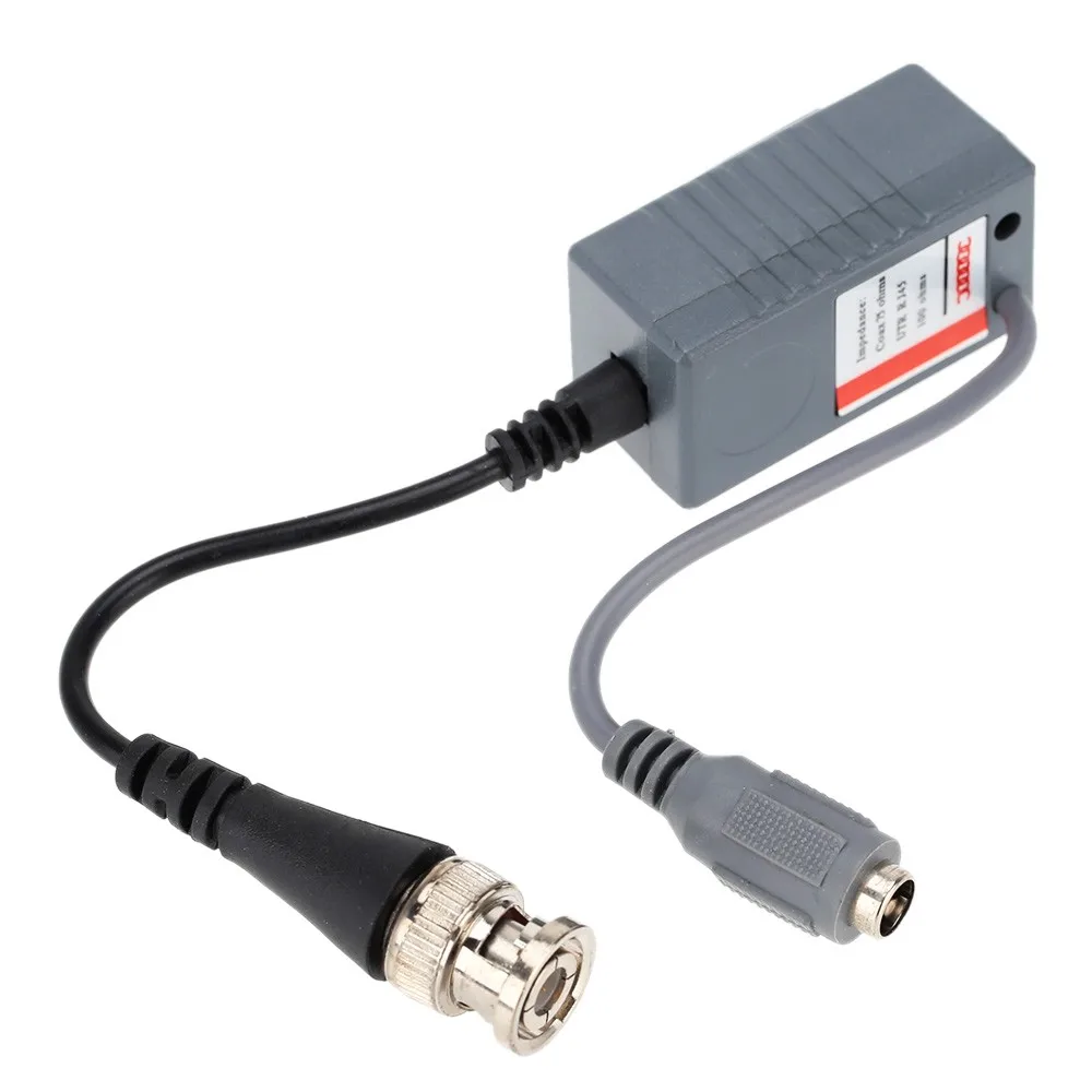 5 пар bnc к rj45 Видео Balum Пассивный CCTV коаксиальный BNC силовой трансивер разъемы RJ45