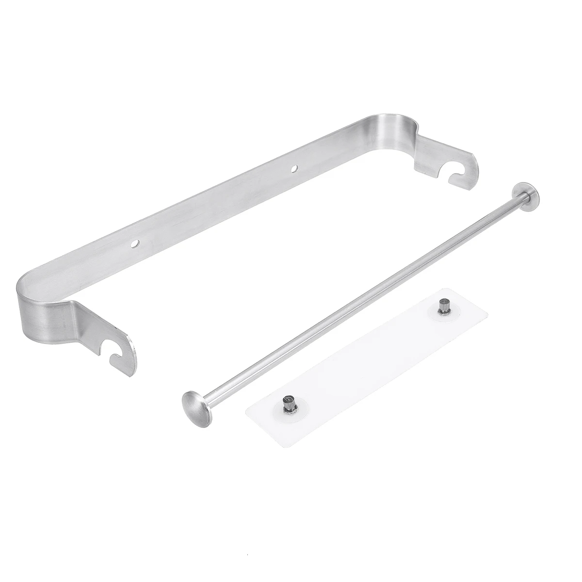 

Kitchen Adhesive Towel Holder Bar Roll Paper Storage Organizer Rack Tissue Hanger Towel Rack Bathroom Hardware Fixture 35*10*6cm