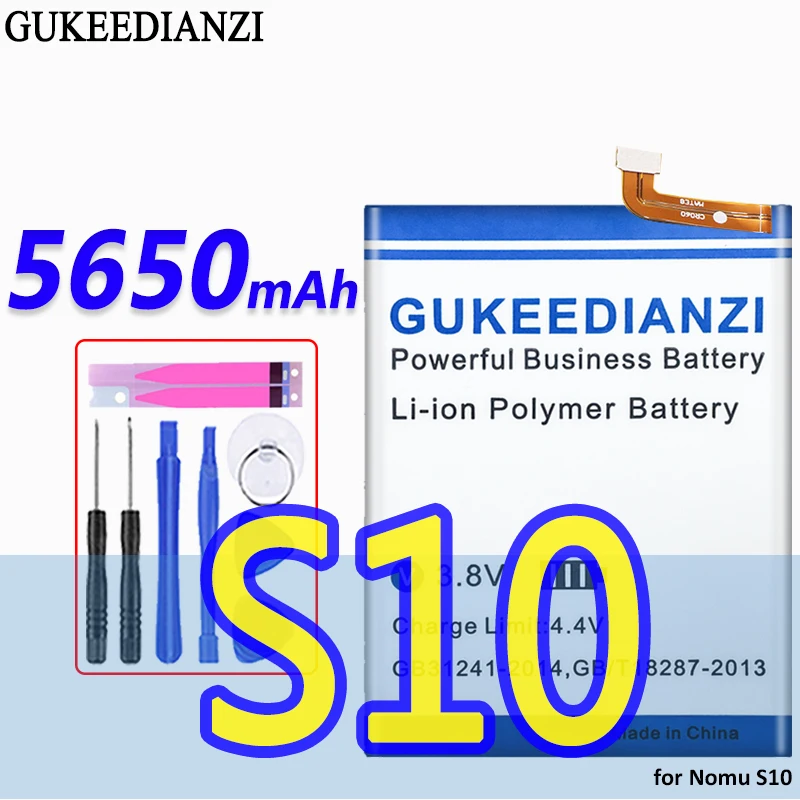 Аккумулятор большой емкости GUKEEDIANZI S10 5650 мАч для Nomu S 10 | Мобильные телефоны и