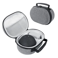 travel carrying case for echo dot 4 bluetooth speaker shockproof anti scratch eva portable storage bag for echo dot4 speakers