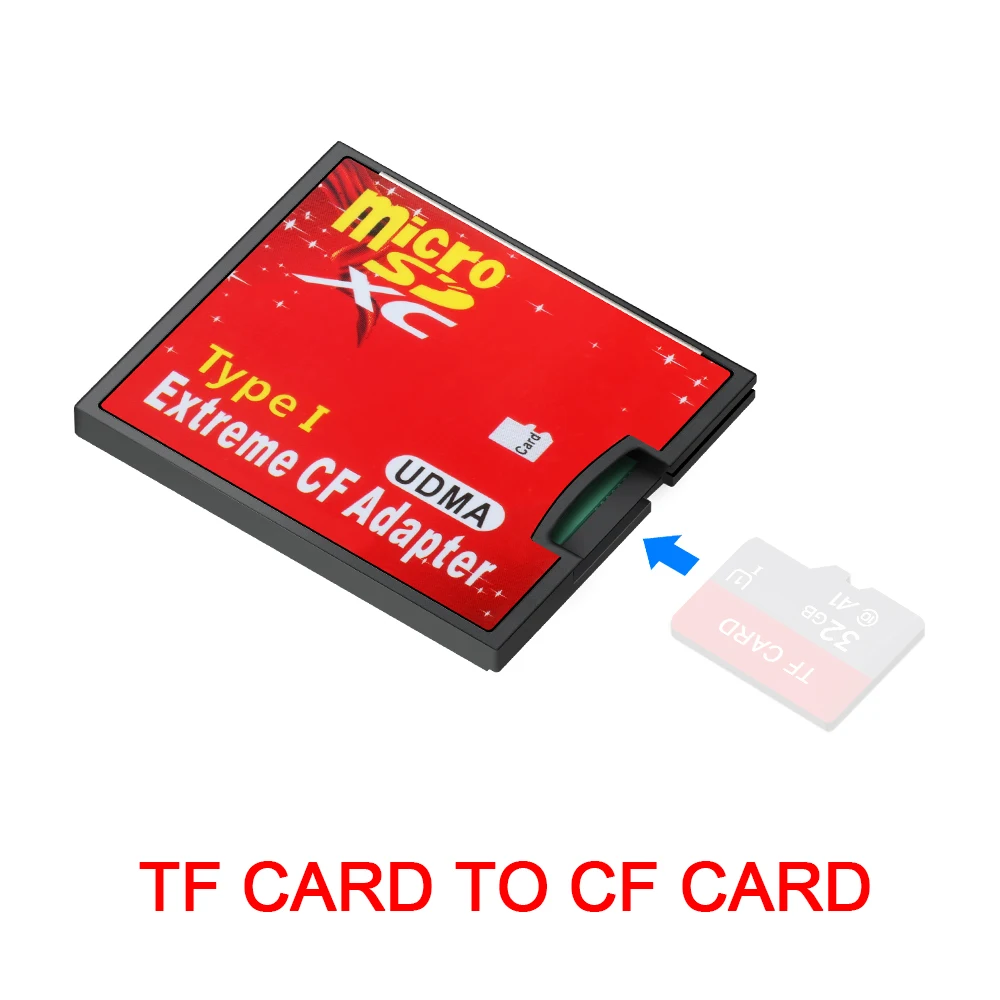 Устройство для чтения карт памяти Micro SD TF/CF/SD Rocketek адаптер MicroSD SDHC в компактную