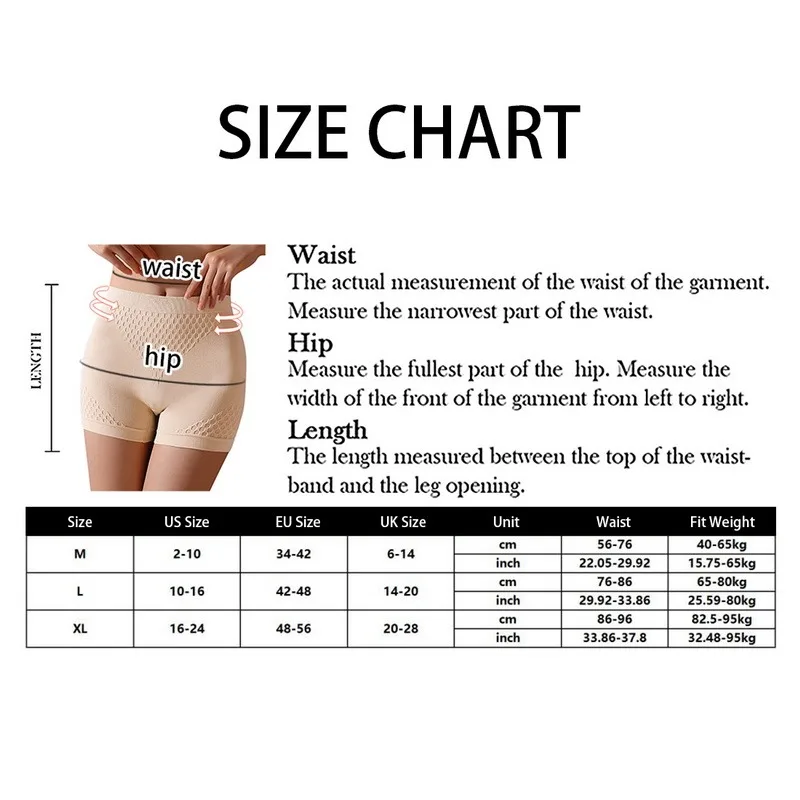 

Safety Shorts Slimming Pants Women High Waist Underwear Shorts Women Ladies Pants Underwear Nylon Safety Pants Boyshorts Shapers