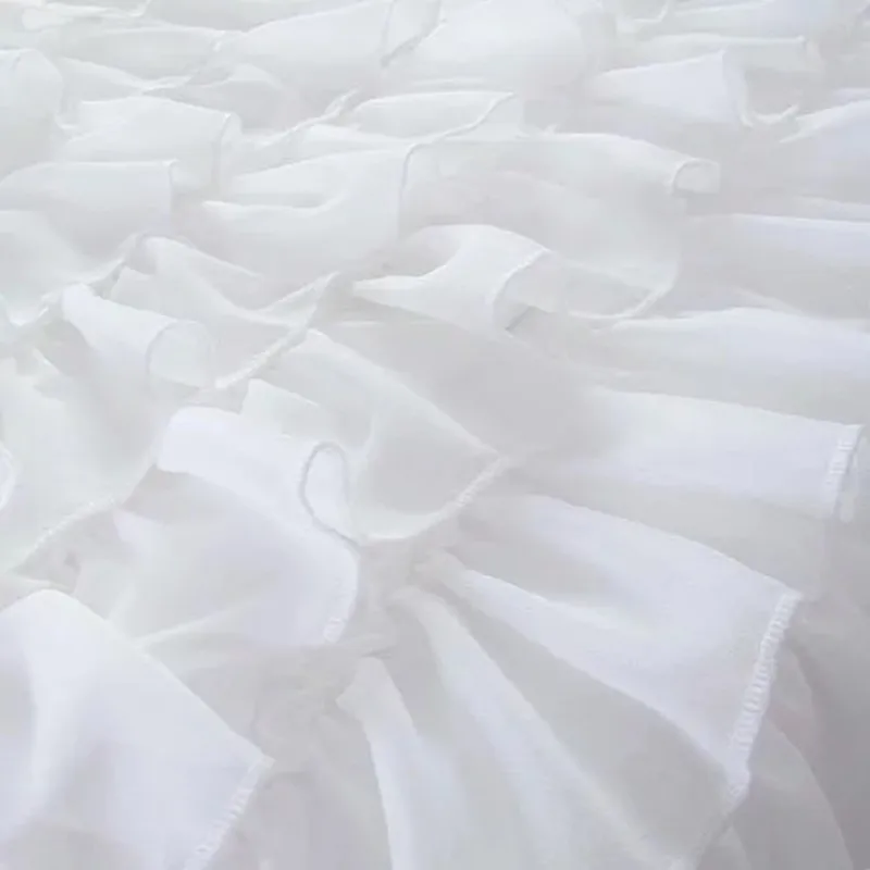 Бесплатная доставка кружевная наволочка принцессы торты слои лотос лист оборки