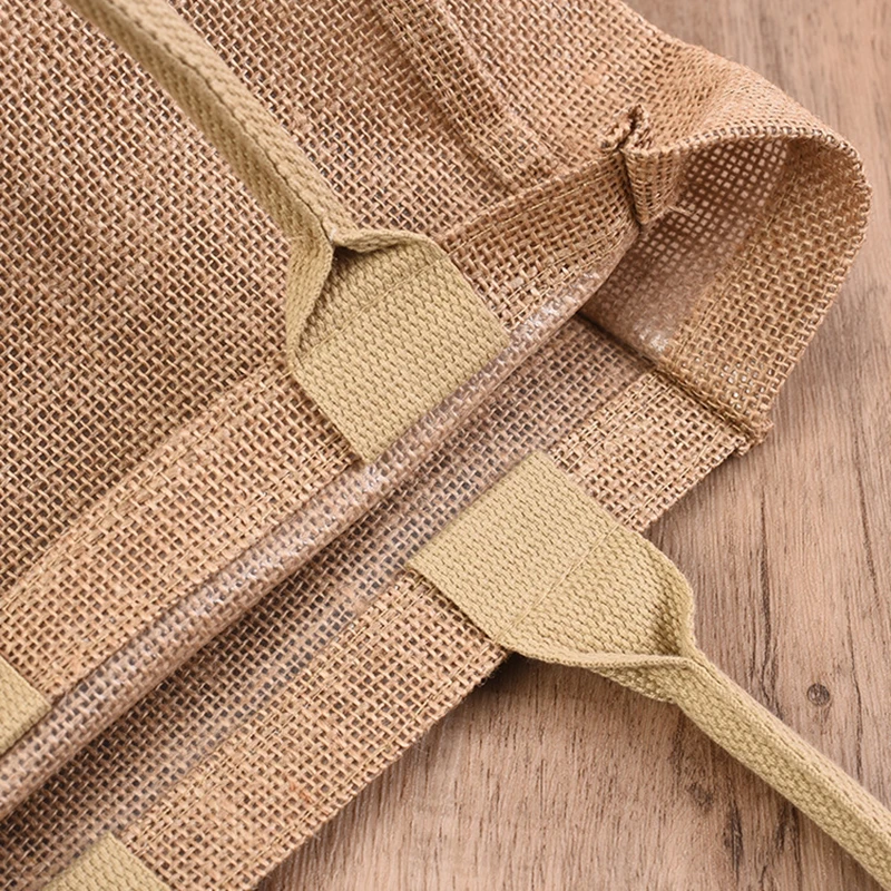 500 шт. изготовленные на заказ логотип многоразовые гессенской хозяйственные