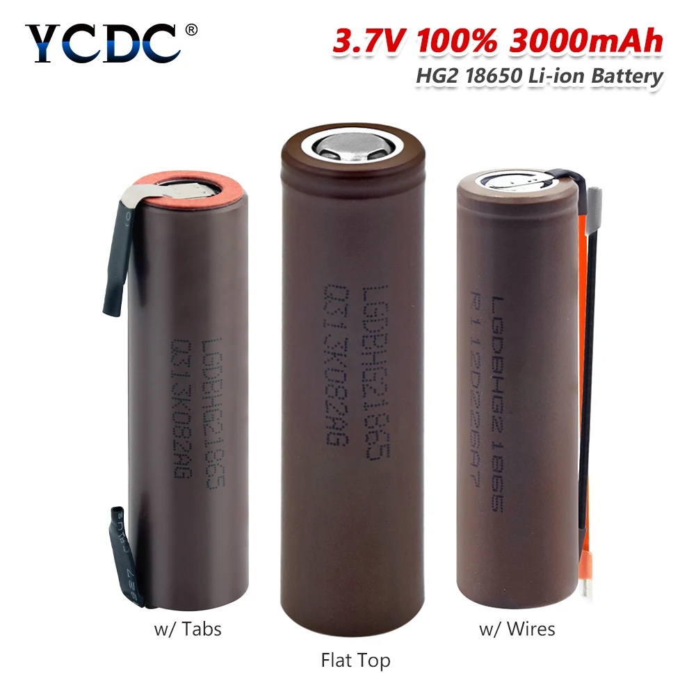 1 шт. перезаряжаемая батарея 18650 2020 Новинка 3 7 V 3000mAh 20A литиевые литий ионные