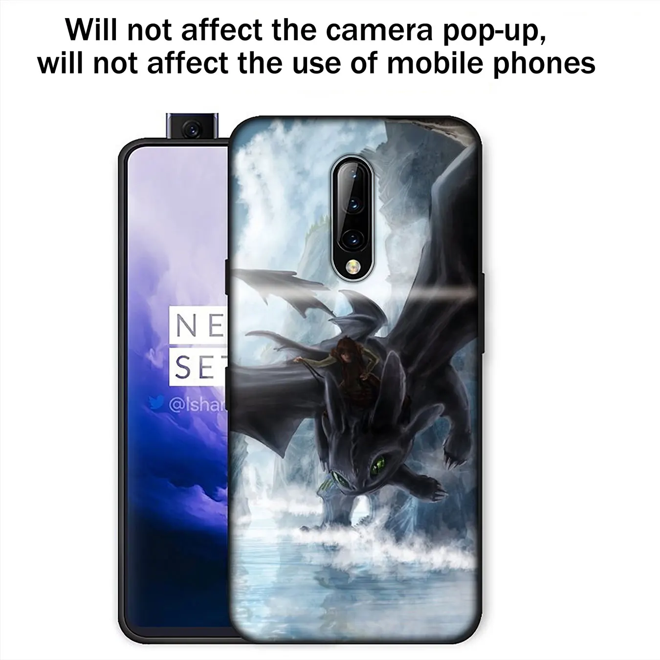 IYICAO How to Train Your Dragon Toothless Soft Silicone Phone Case for Oneplus 7T 7 Pro 6 6T 5 5T Cover One Plus |