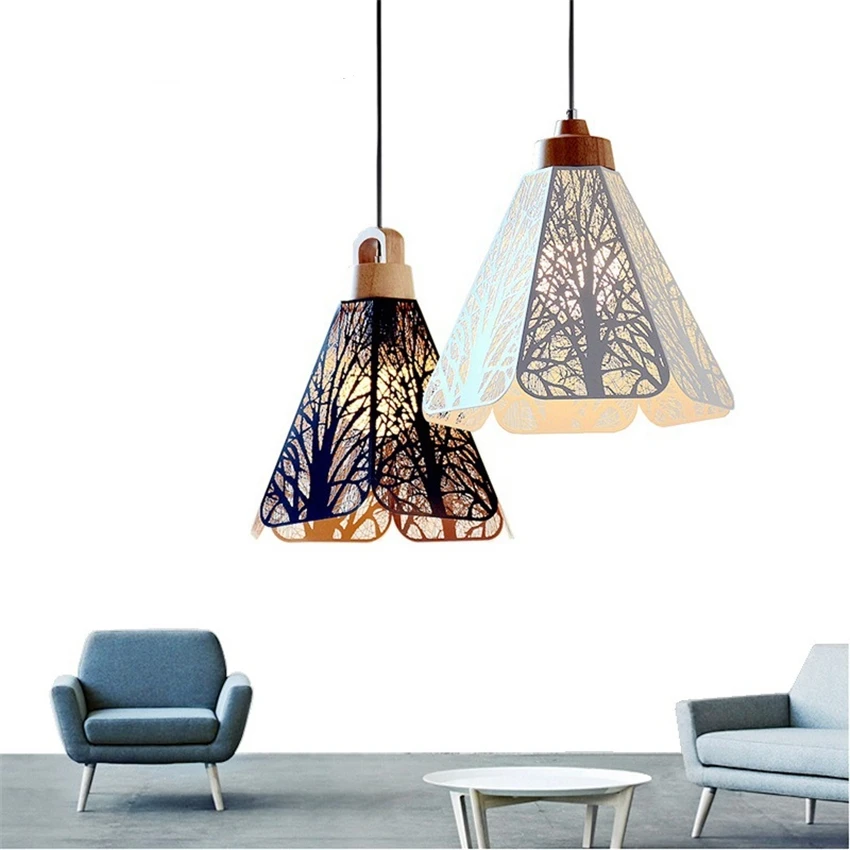 

Modern iron hollow carved pendant lights bedroom living room theme dining room window coffee shop lights hanging lamps lighting