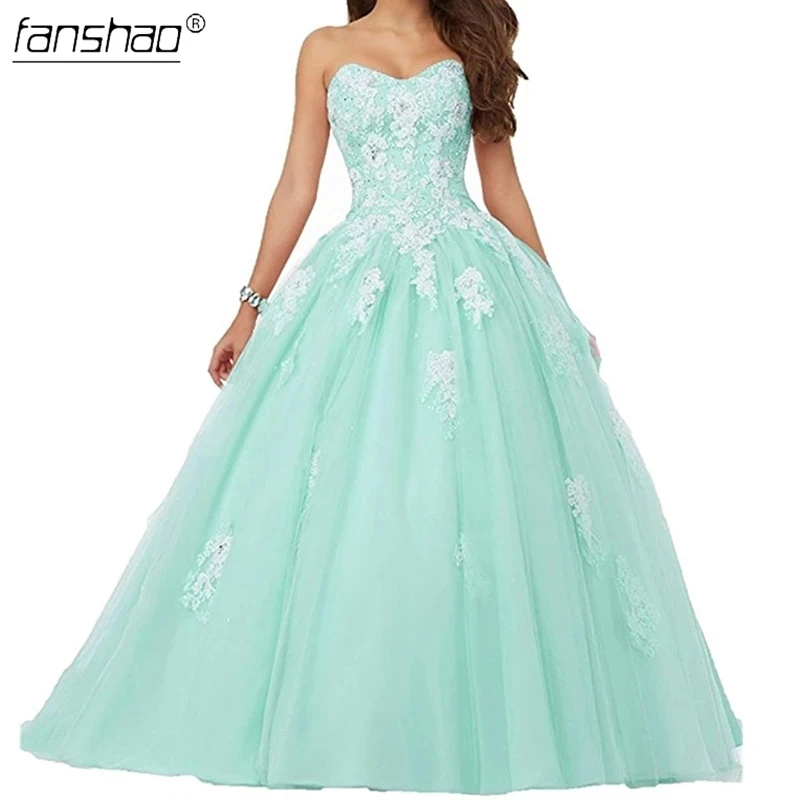 Женское платье без рукавов Fanshao Сиреневое бретелек Белое Бальное Платье с