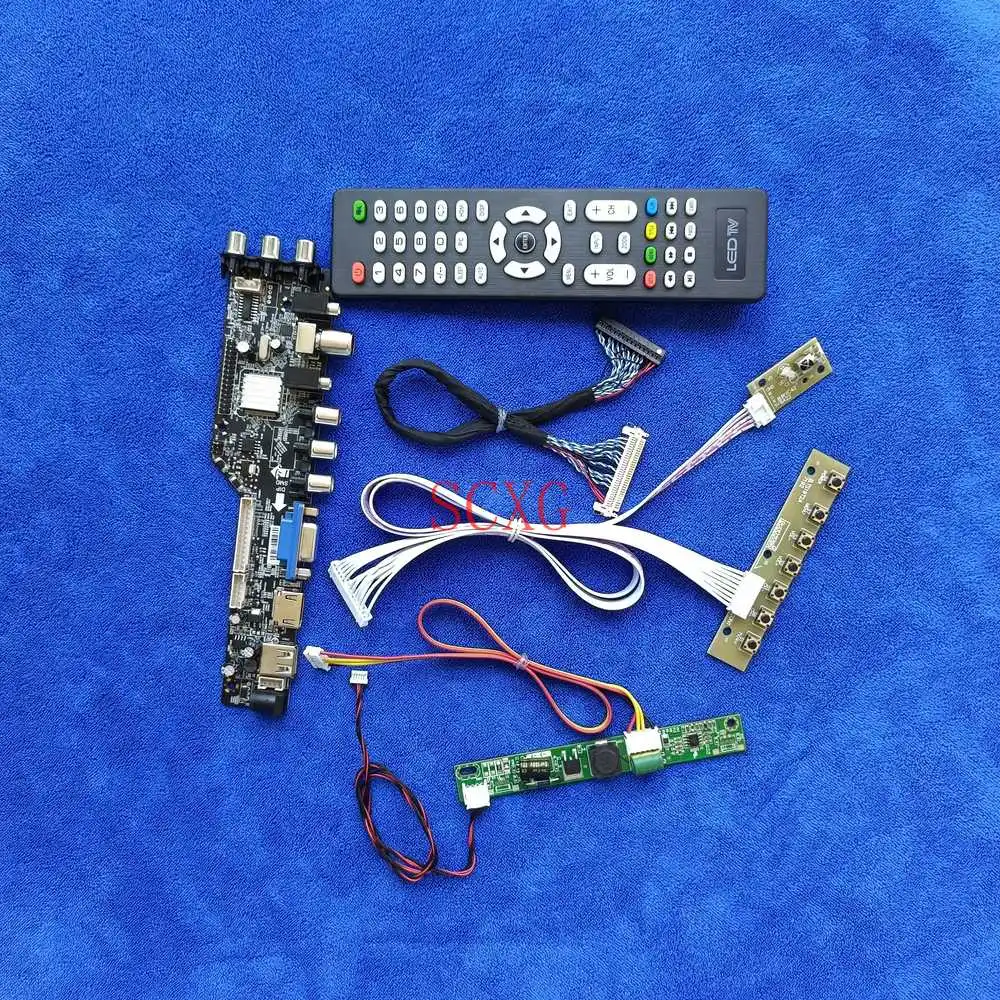 

Matrix Drive Board 30 Pin LVDS Signal Digital KIT Fit LTM238HL04/LTM238HL05/LTM238HL06 HDMI-compatible AV VGA USB 1920*1080 LED