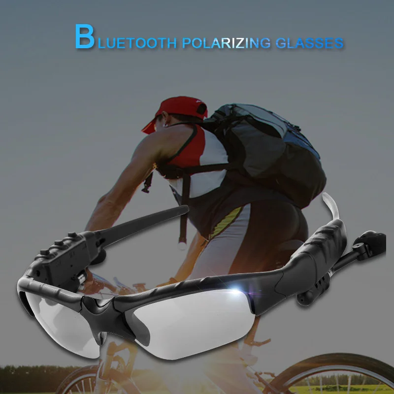 

Protective glasses Cycling sunglasses riding bluetooth headphones Intelligent outdoor sports bicycle sunglasses headphones with