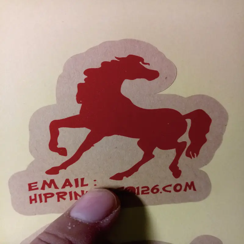 2x2 дюйма белая виниловая наклейка печать на заказ/kiss cut sticker