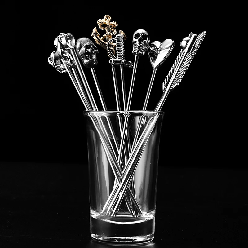 Нержавеющая сталь коктейльное Палочки палочки для размешивания напитков