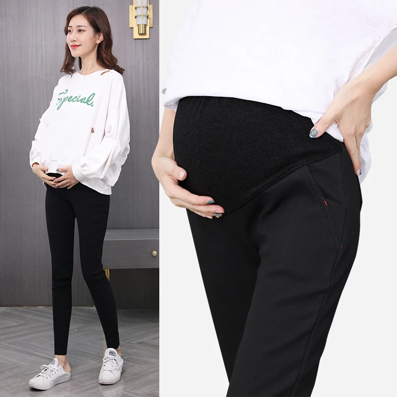 

Hot Sale Maternity For Pregnant Women Pregnancy Winter Warm Pants Maternity Clothes For Pregnant Women Nursing Trousers