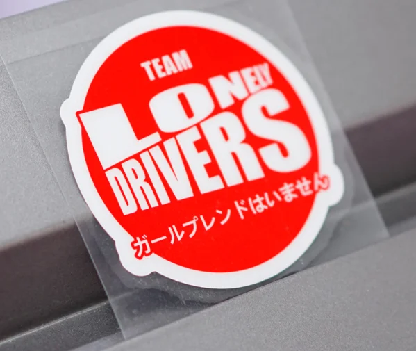 Автомобильный Стайлинг виниловая лента предупреждающая японская одинокая