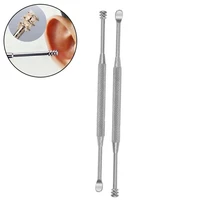 stainless steel 360 degree rotating ear spoon earpick digging cleaning tools