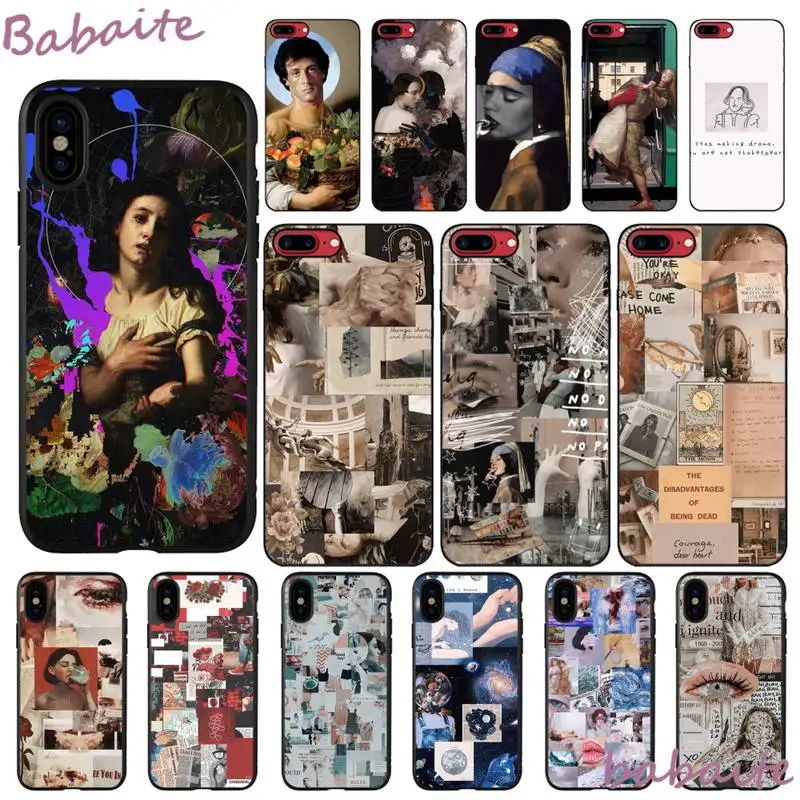 Чехол Babaite в эстетическом стиле для телефона iPhone 8 7 6 6S Plus X XS MAX 5 5S SE XR 11 11pro