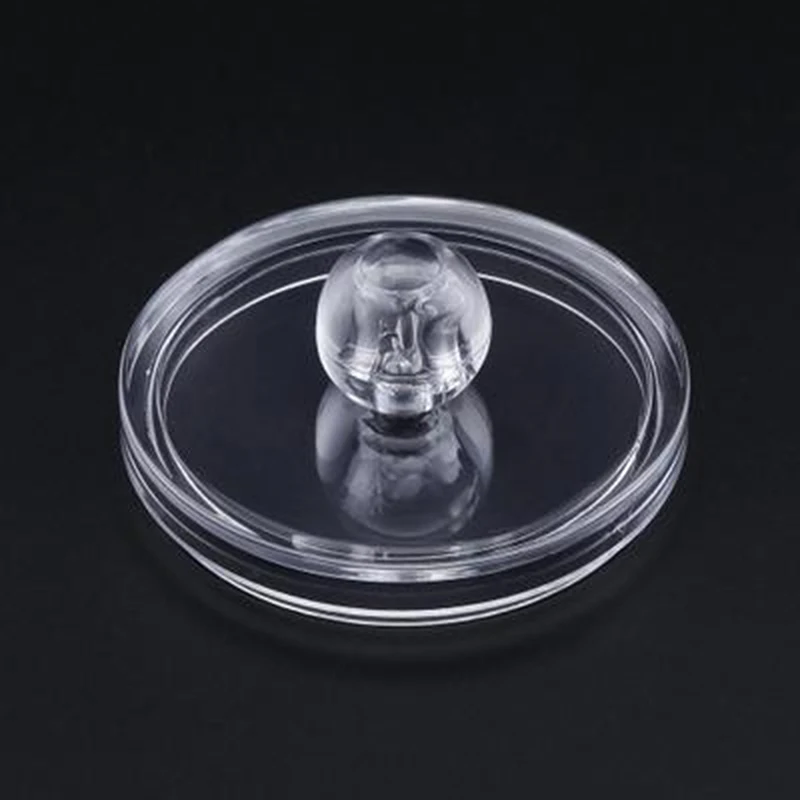 

Multifunctional Round Jewelry Storage Box Cosmetic Cosmetic Cotton Swab Storage Box New Transparent Storage Box