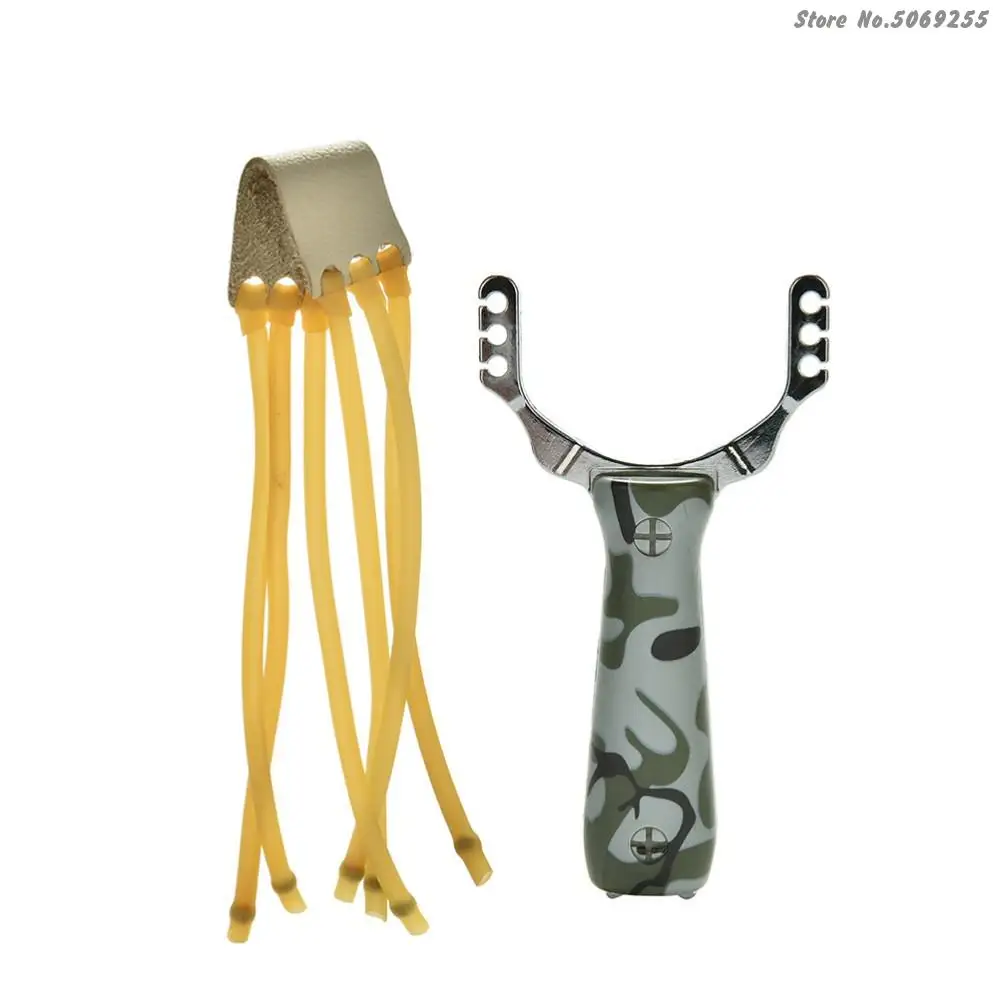 Профессиональная Рогатка Slingshot Sling shot из алюминиевого сплава камуфляжная с