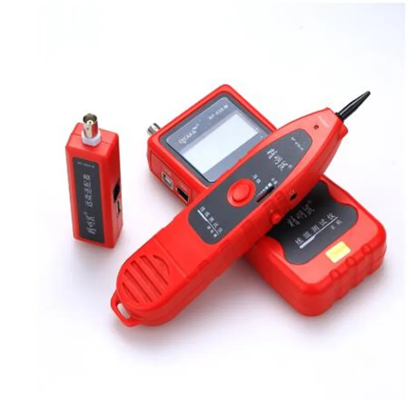 

Red NF-838 Line Finder Network Cable Tester RJ45 / BNC / USB / 1394 / RJ11