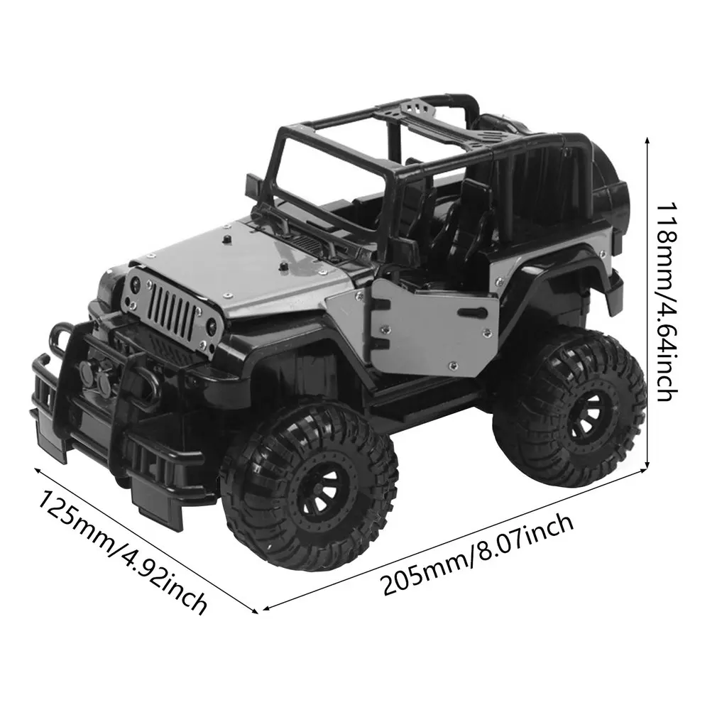 

Alloy 1:18 Charging Four-way Wireless Remote Control Vehicle Toy Electric Off-road Vehicle With Lights Model