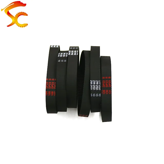 

2pcs 2GT 202 6 belt closed loop rubber GT2-202-6 timing belt Teeth102 Length 202mm width 4mm 6mm 10mm for 3D printer