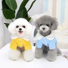 Новая одежда для домашних животных, одежда для собак, осень и зима, для сохранения тепла, ошейники, ножки, одежда с хлопковой подкладкой, Тедди одежда для отдыха