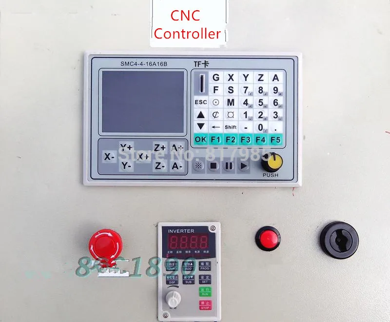 On big sale ! 50KHZ CNC 4 Axis offline controller Breakout Board milling Machine Control System Card